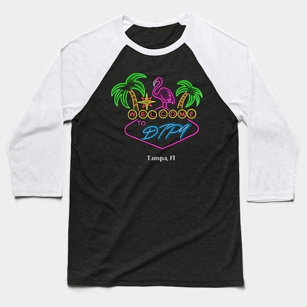 DTP9 Neon Baseball T-Shirt by AzureFox